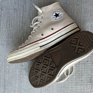 Like new - Converse chuck 70s high in parchment